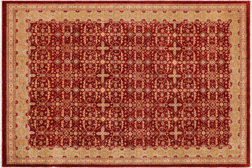 handmade Transitional Kafkaz Chobi Ziegler Red Lt. Green Hand Knotted RECTANGLE 100% WOOL area rug 9 x 12